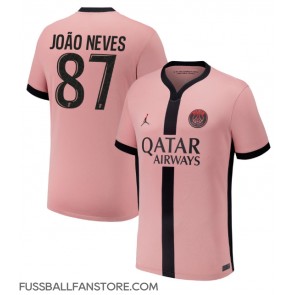 Paris Saint-Germain Joao Neves #87 Replik 3rd trikot 2024-25 Kurzarm